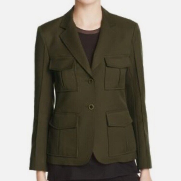 Theory Olive Green Blazer - Picture 3 of 10